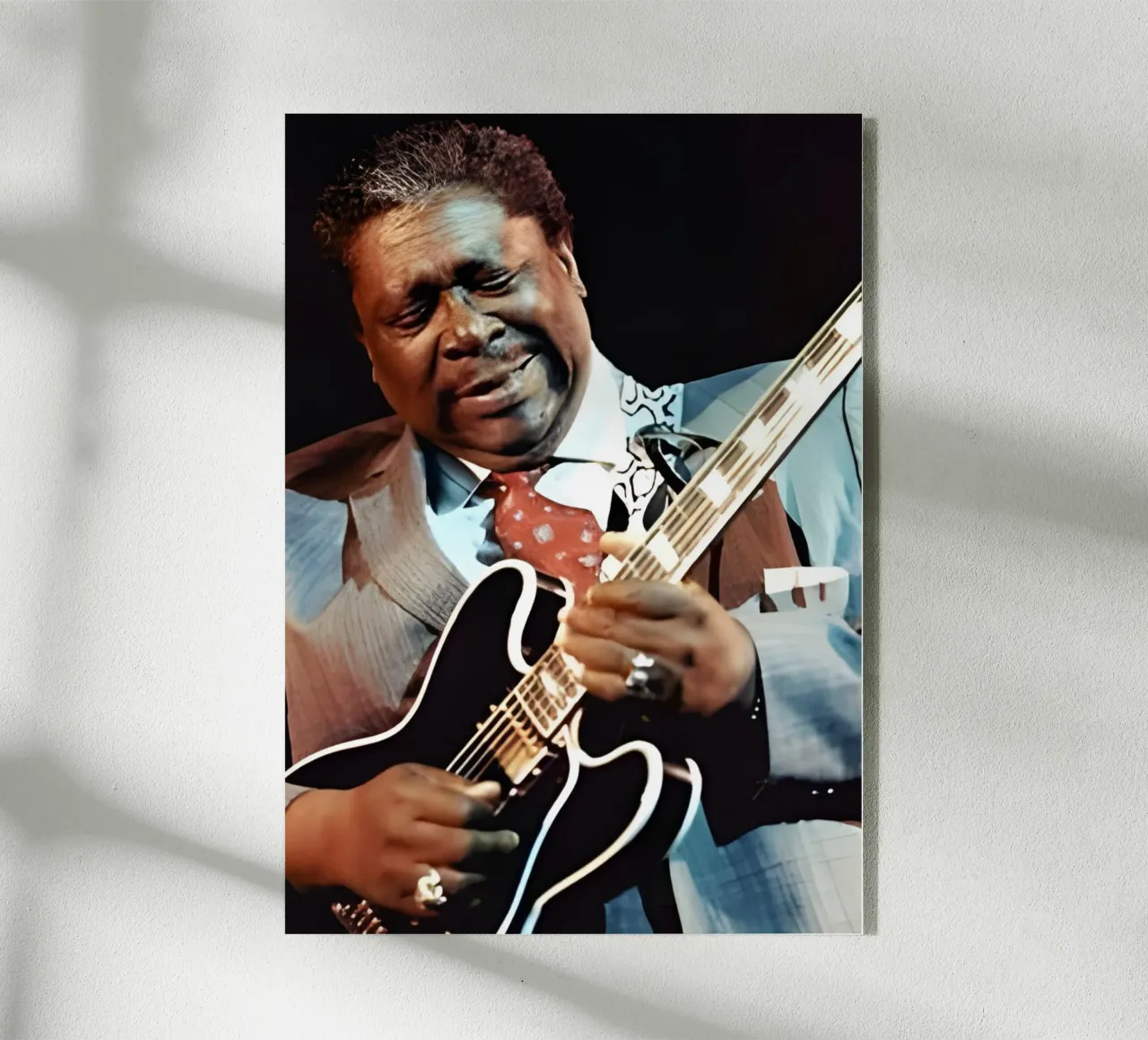 B.B King acrylic glass by Digital Street art