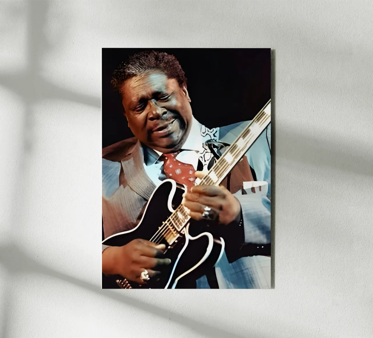 B.B King alluminio dibond da The Poster Hub