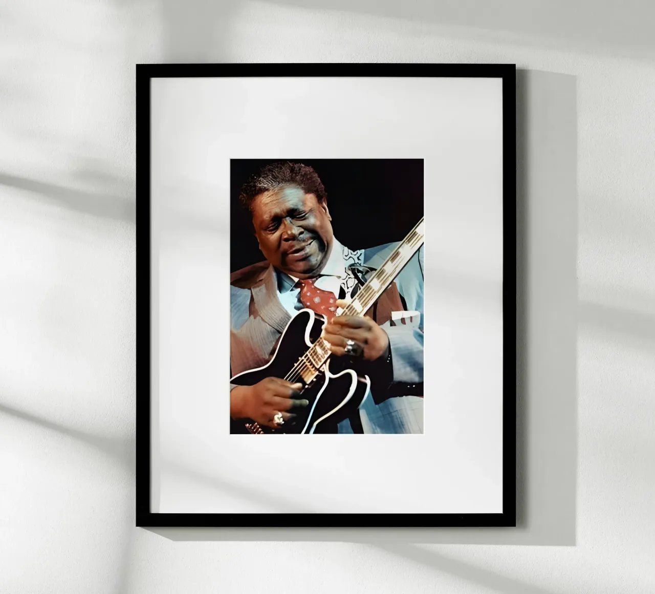 B.B King carta hahnemühle da The Poster Hub