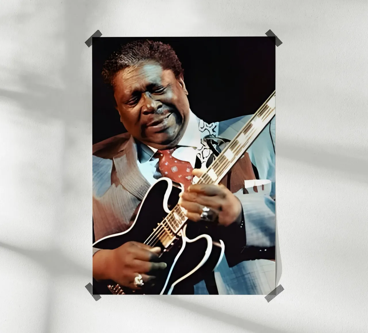 B.B King carta hahnemühle da The Poster Hub
