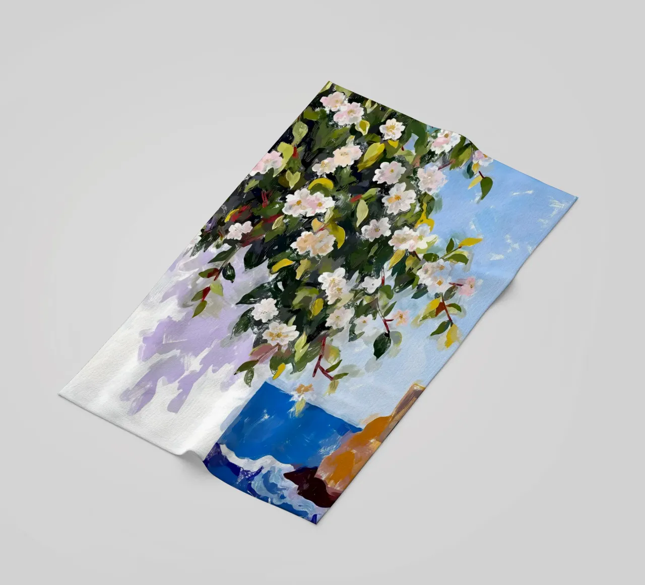 Dove i fiori incontrano il mare telo mare da 83oranges