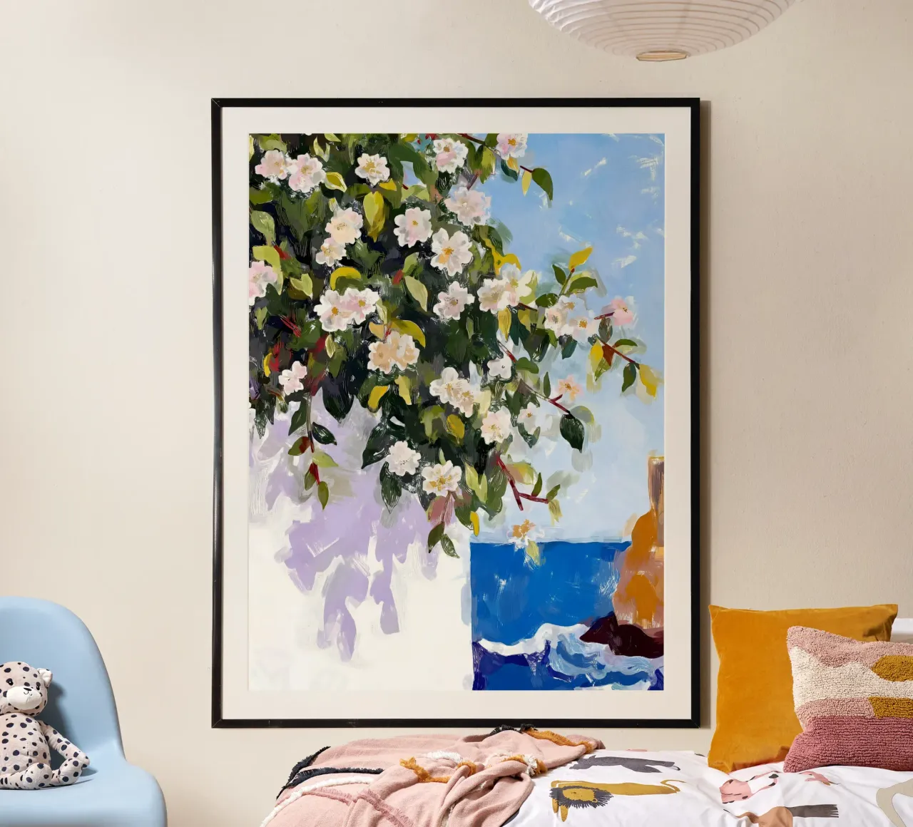 Dove i fiori incontrano il mare carta hahnemühle da 83oranges