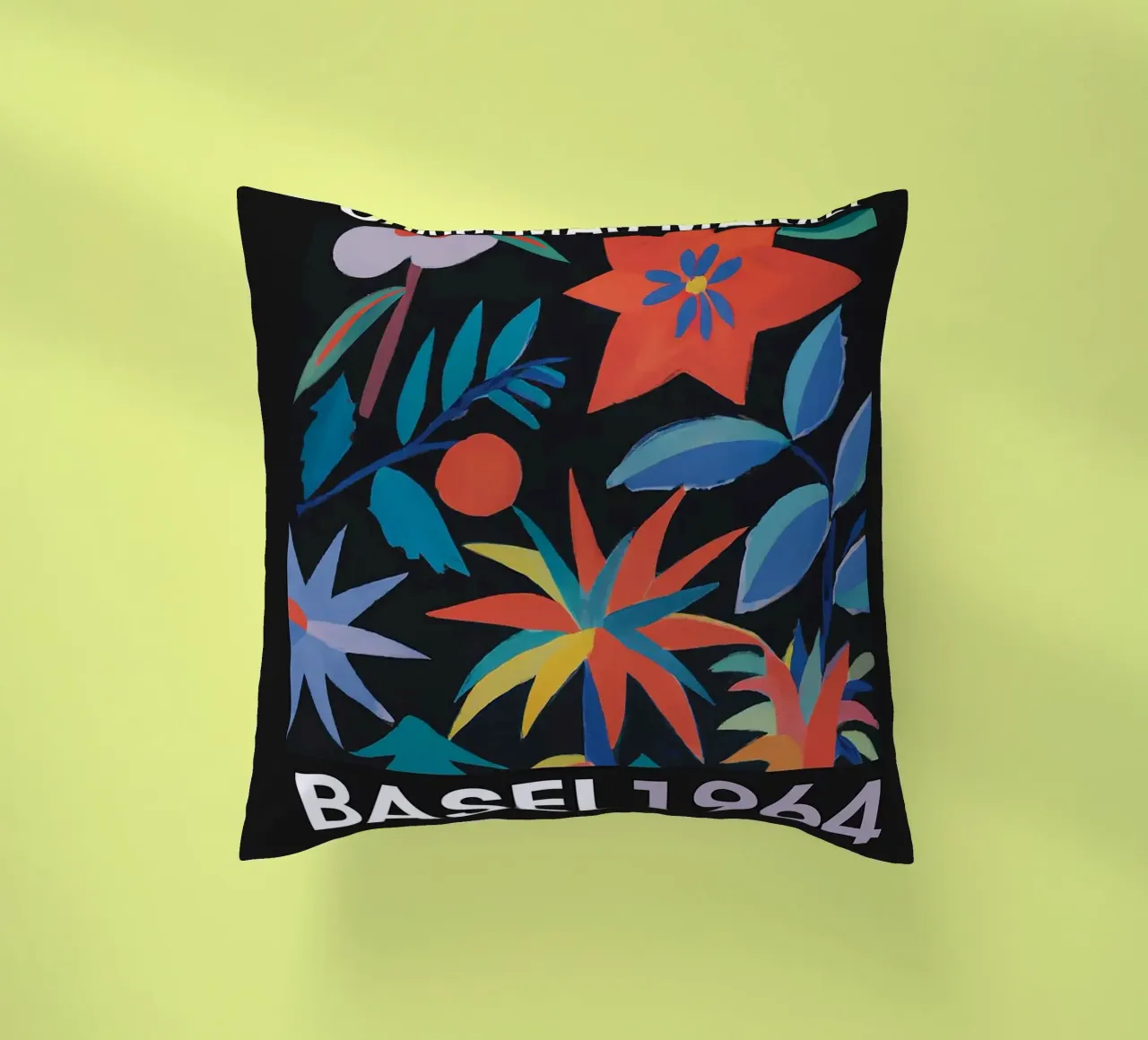 Poster natalizio di Basilea cuscino da ORION
