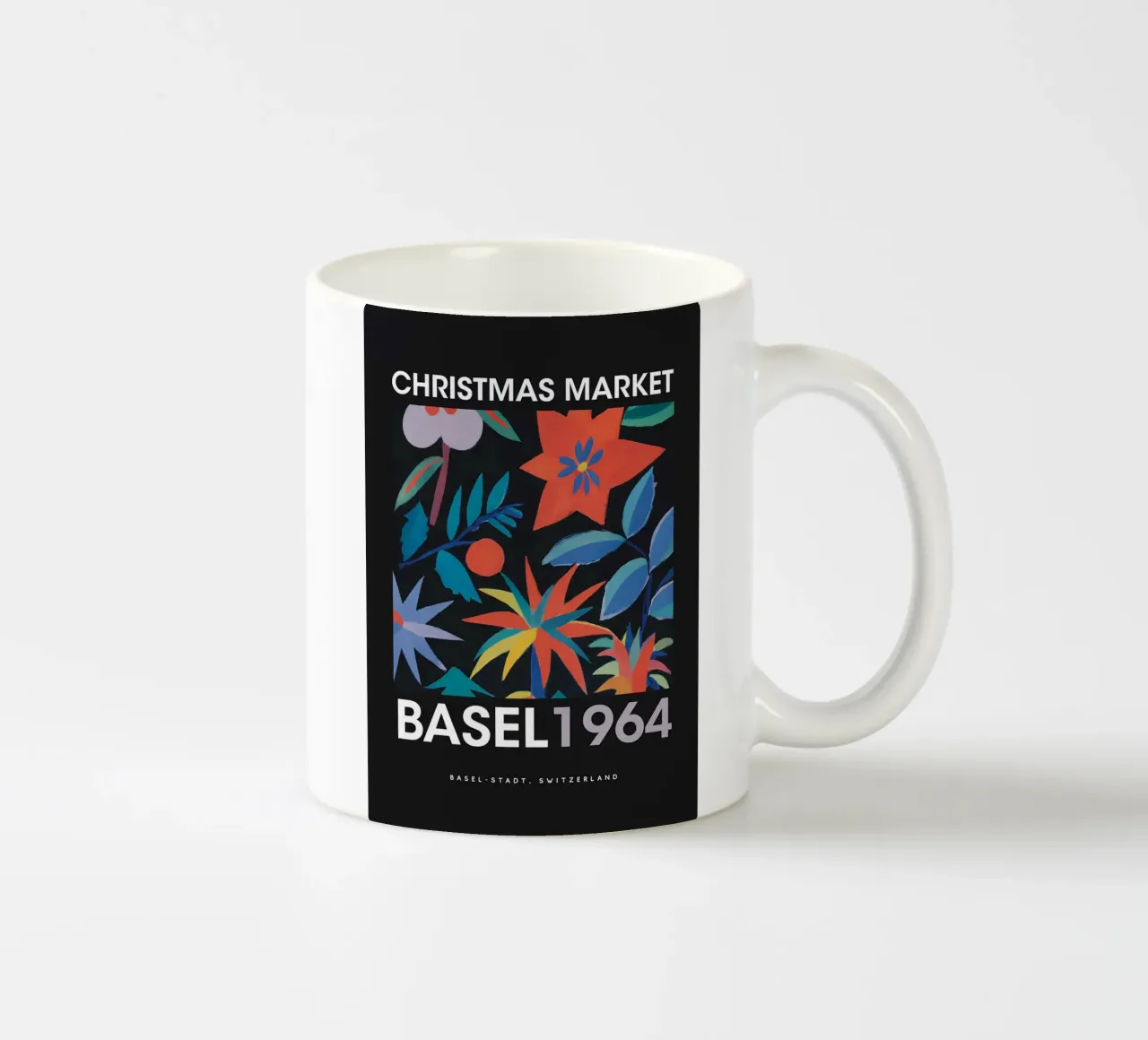 Poster natalizio di Basilea tazza in ceramica da ORION