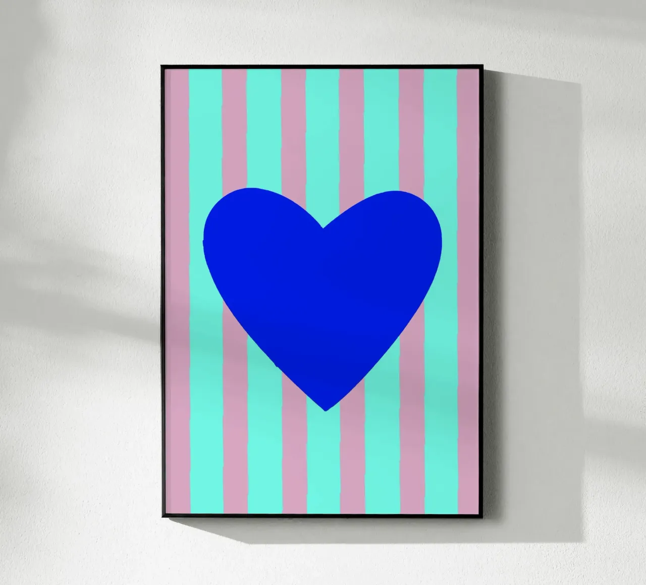 Cuore blu 02 plexiglass da Art House