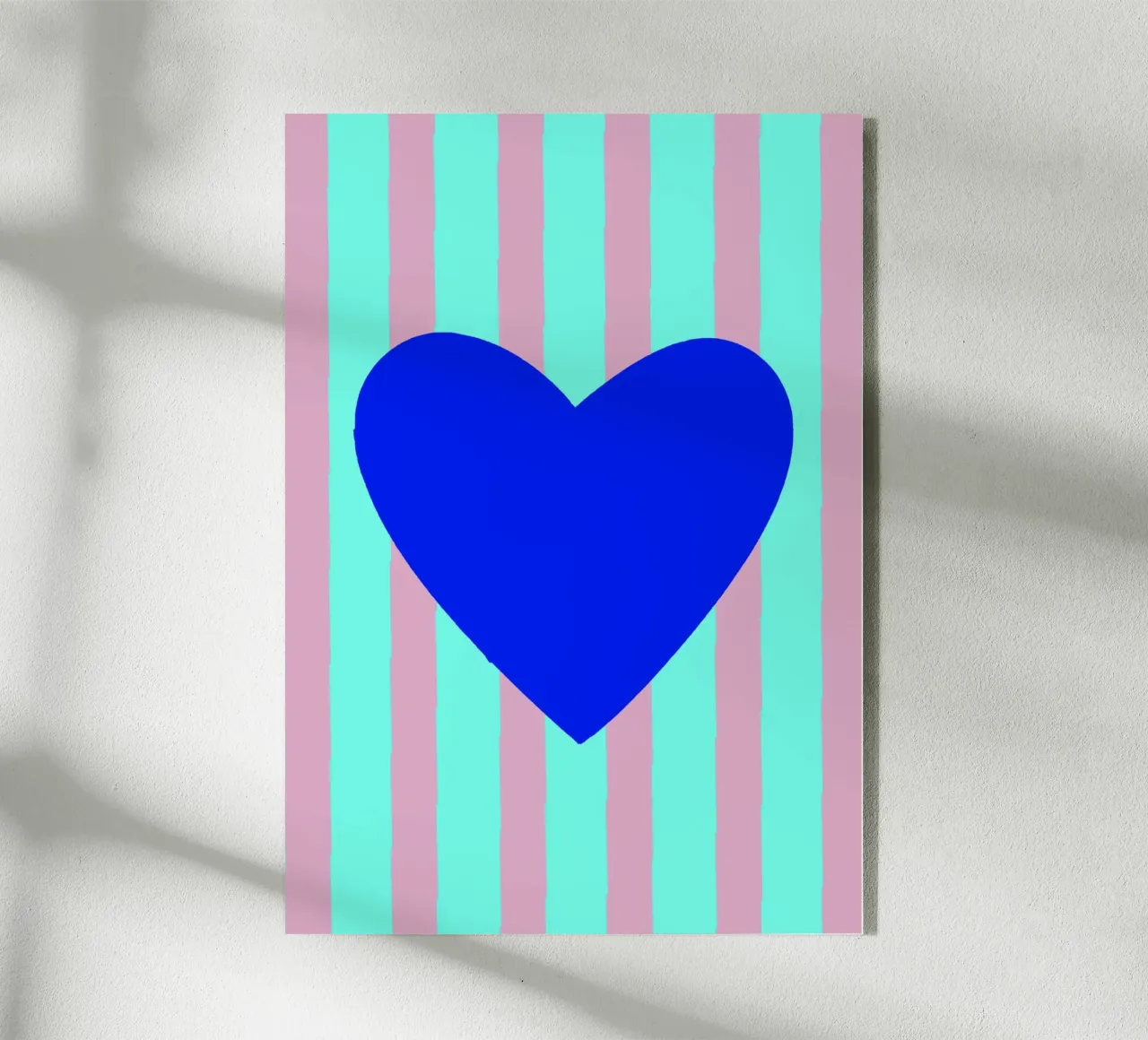 Cuore blu 02 plexiglass da Art House