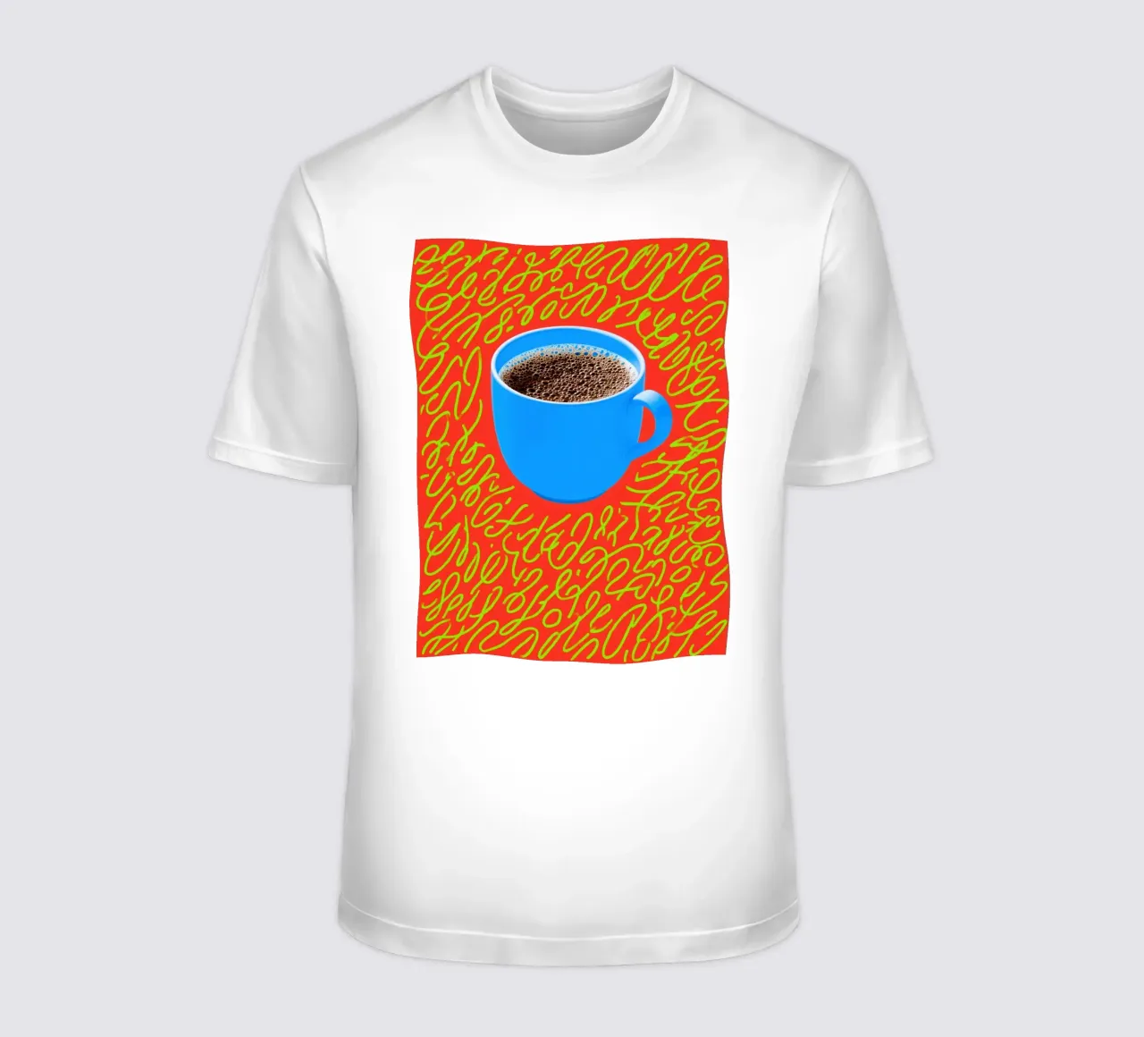 Caffè fresco e mantra della caffeina t-shirt da Autofocus
