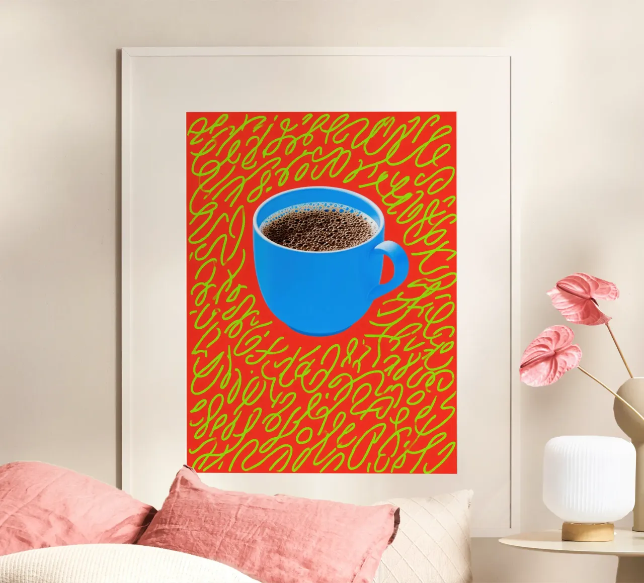 Caffè fresco e mantra della caffeina carta hahnemühle da Autofocus