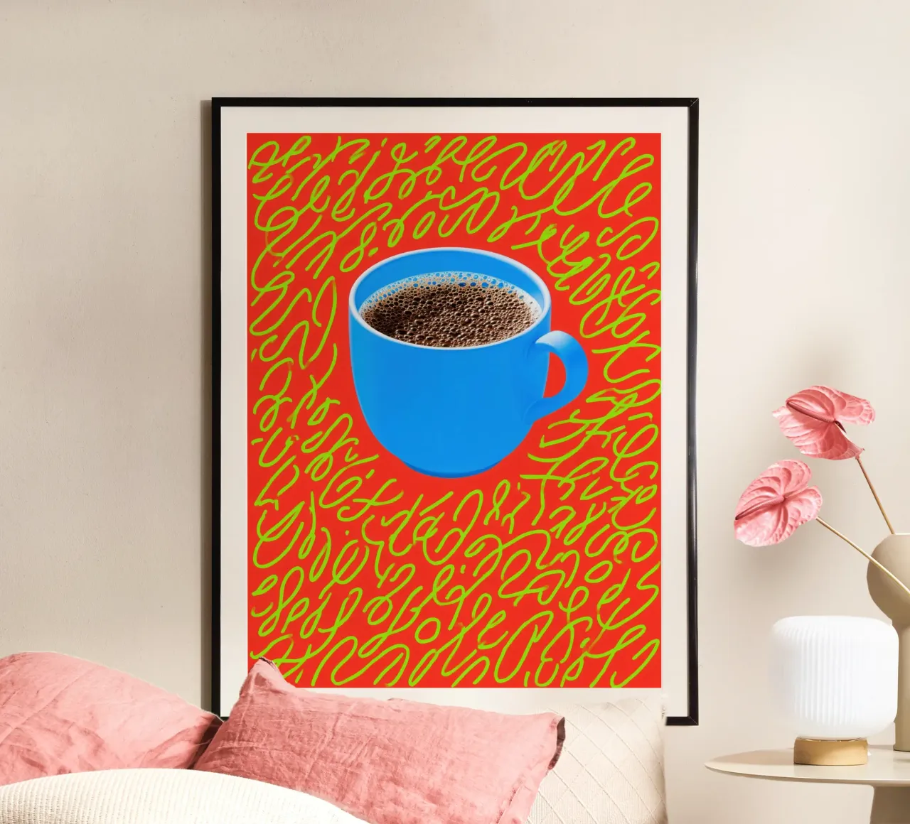 Caffè fresco e mantra della caffeina carta hahnemühle da Autofocus