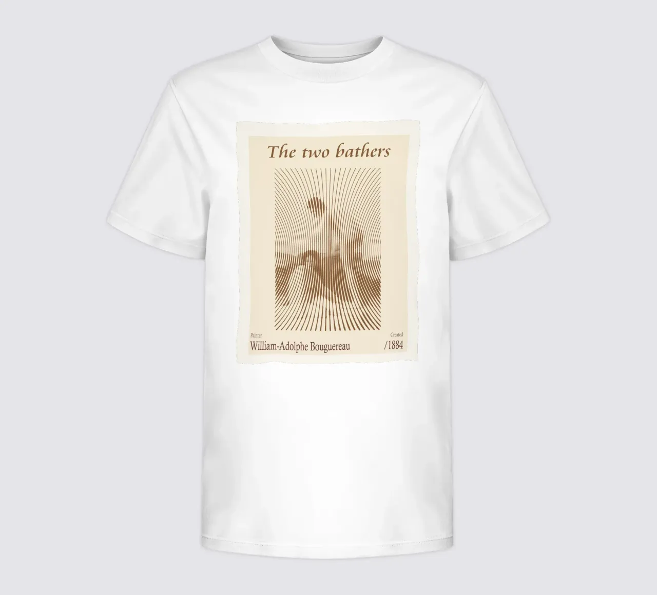 The two bathers – William-Adolphe Bouguereau kids t-shirt by Doa Project
