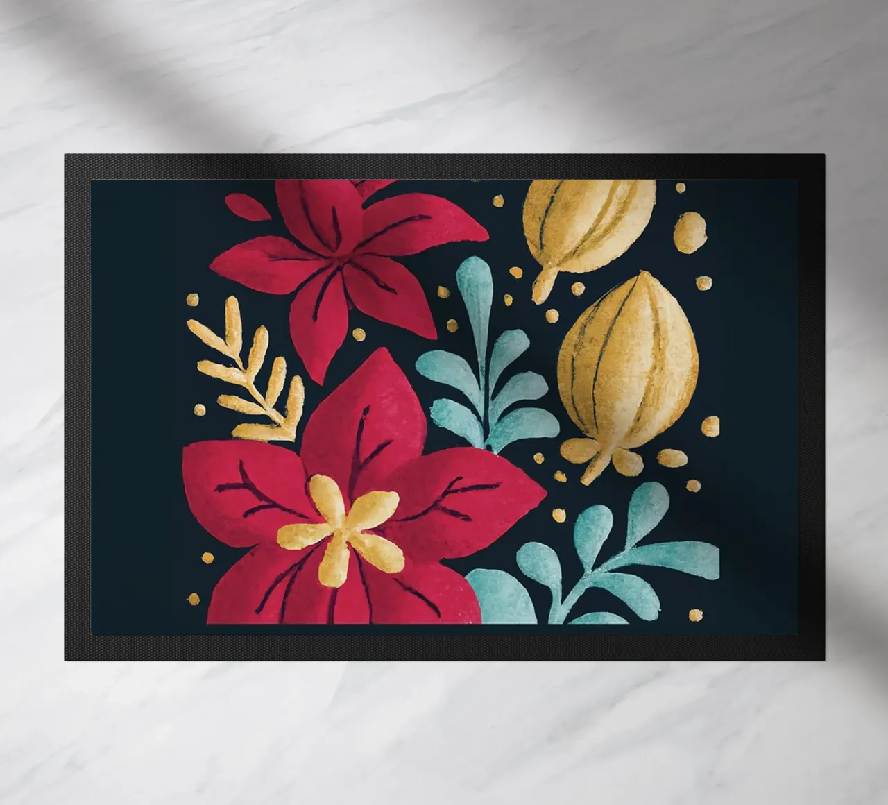Poster natalizio di Monaco di Baviera zerbino da ORION