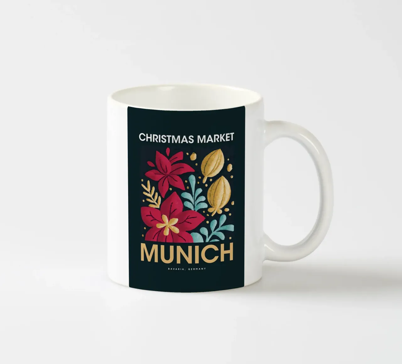 Poster natalizio di Monaco di Baviera tazza in ceramica da ORION
