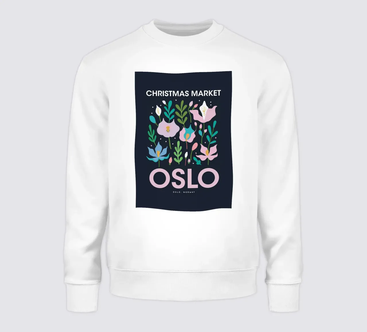 Poster natalizio di Oslo felpa da ORION