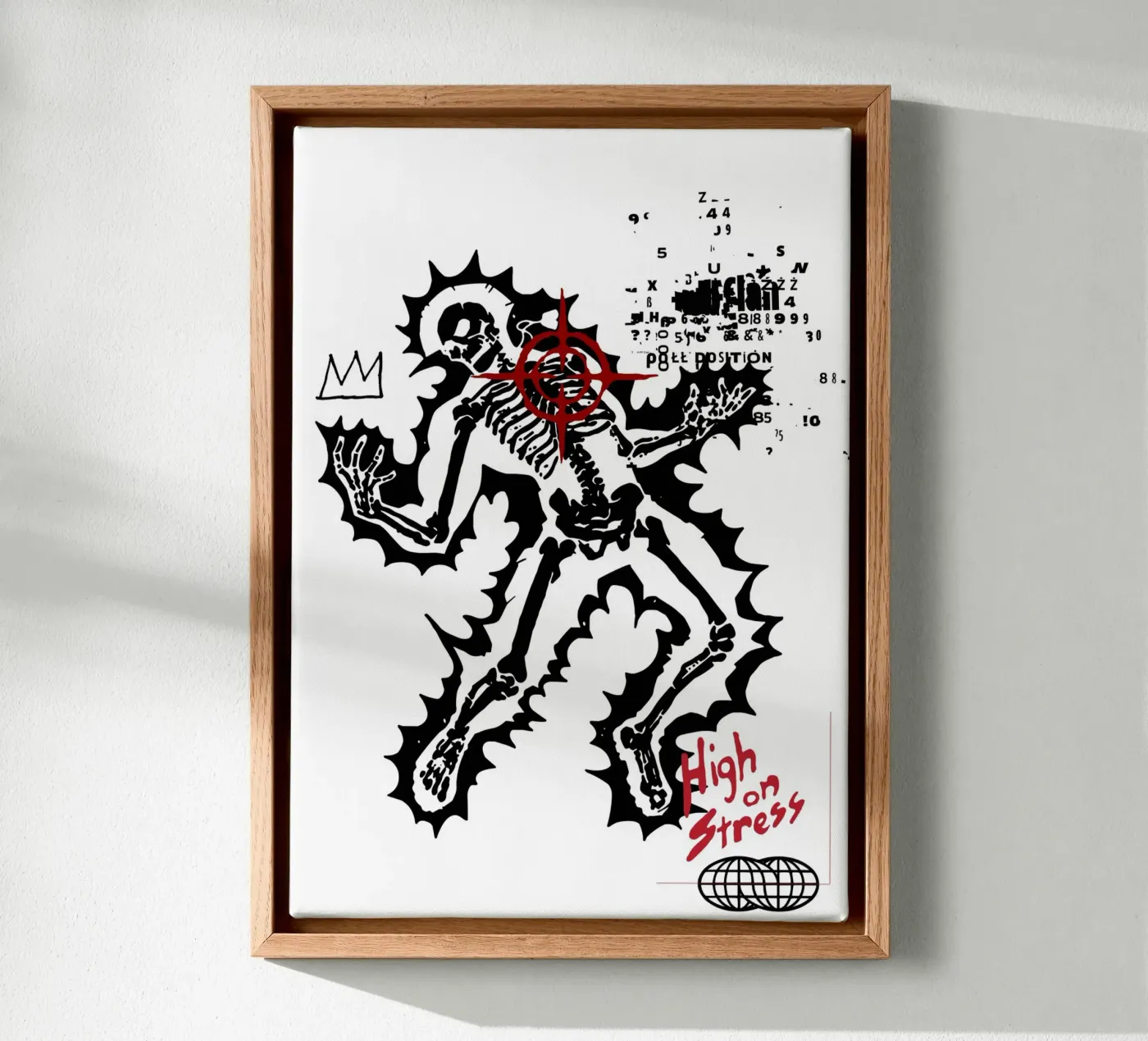 High on Stress canvas van edsonramosart