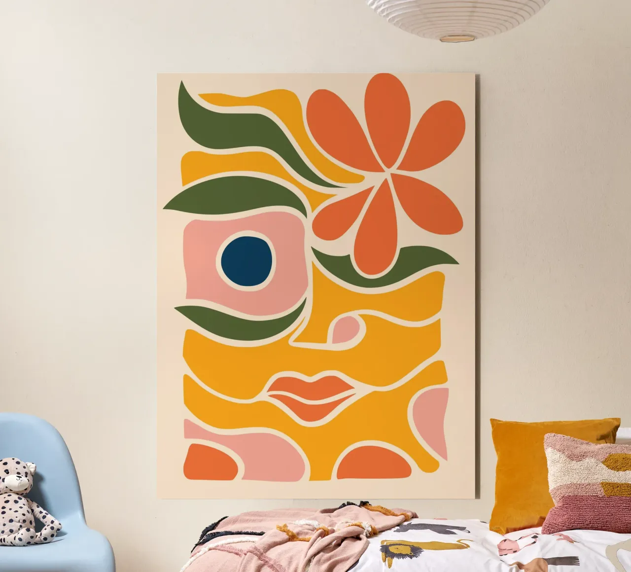 Abstract Portrait alluminio dibond da LisaArtes