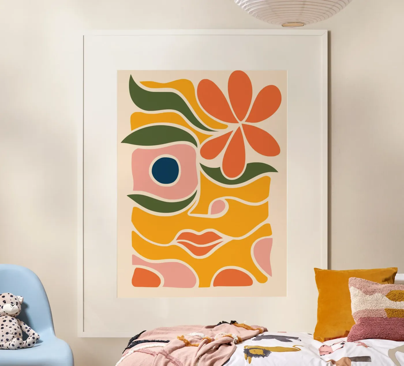 Abstract Portrait poster by LisaArtes