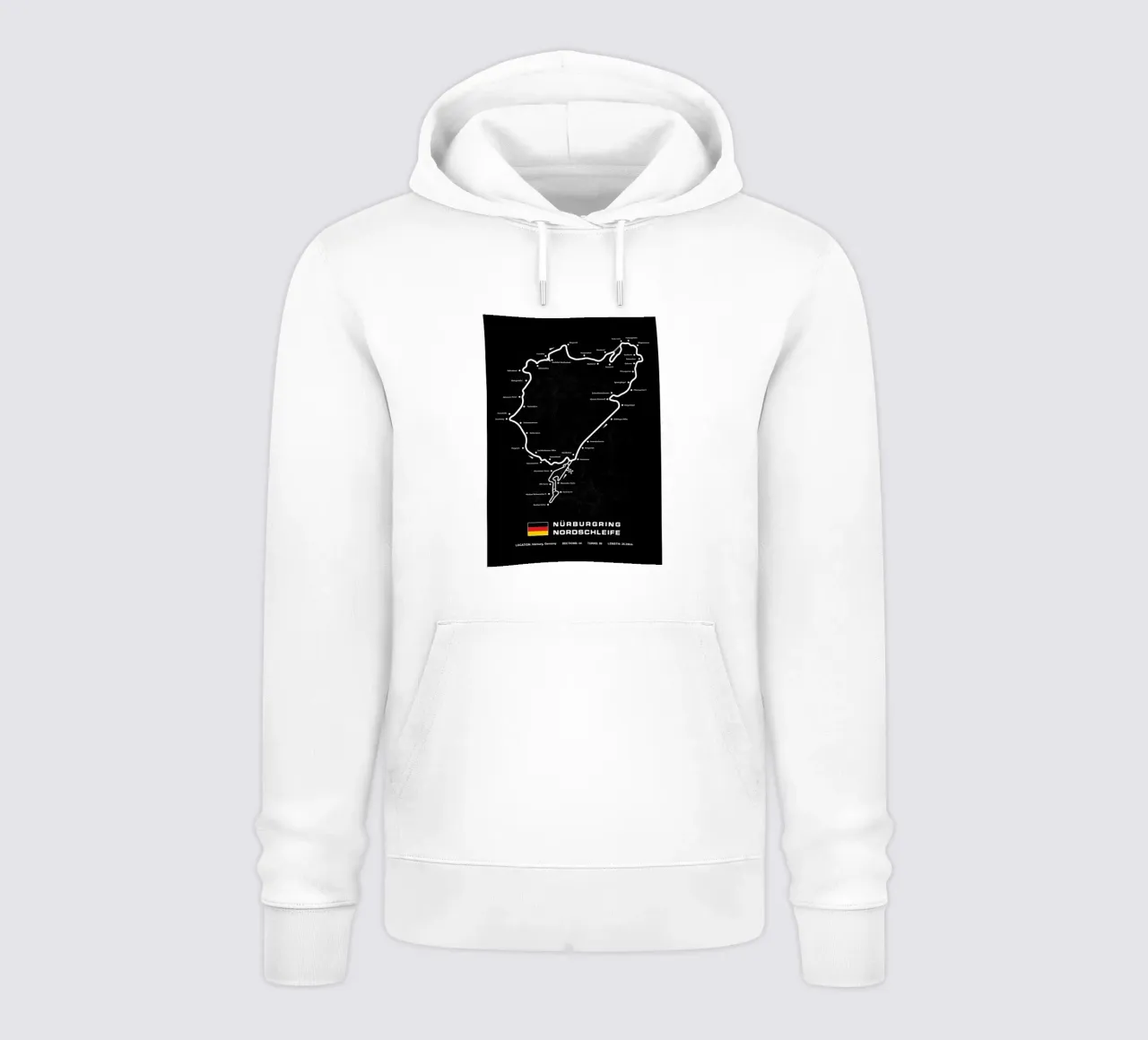 Circuito del Nurburgring felpa con cappuccio da kakaka