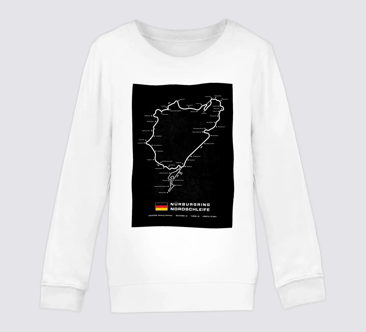 Circuito del Nurburgring felpa bambino da kakaka