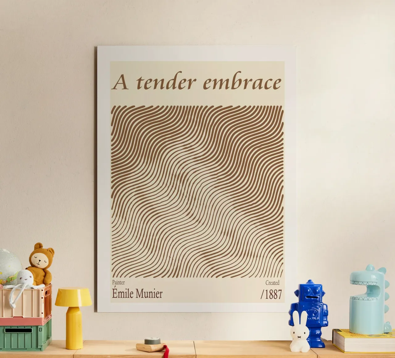A tender embrace – Émile Munier forex plate by Doa Project