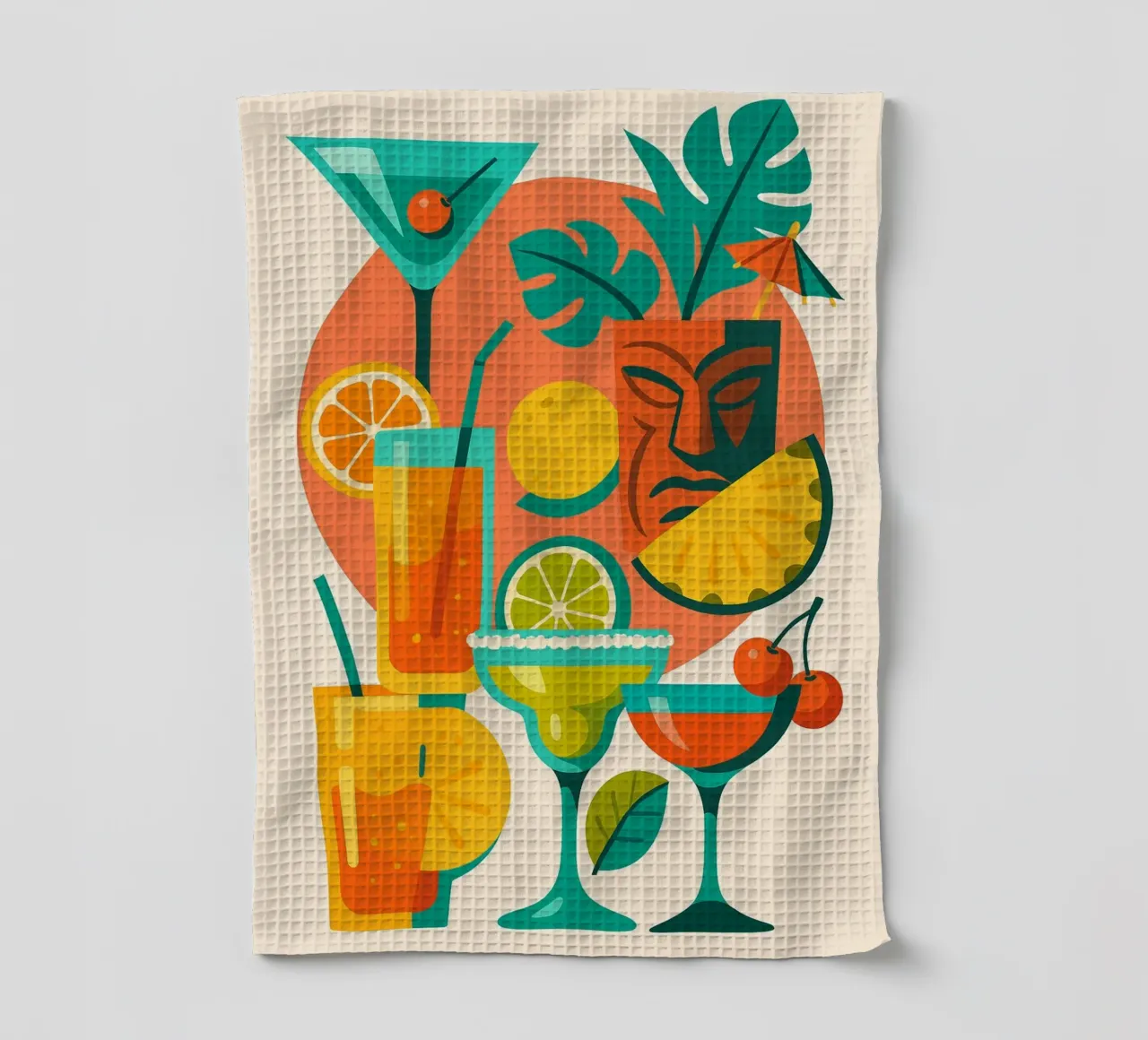Esplosione di colori astratti canovaccio da cucina da Boissons - Affiches & posters - Retro