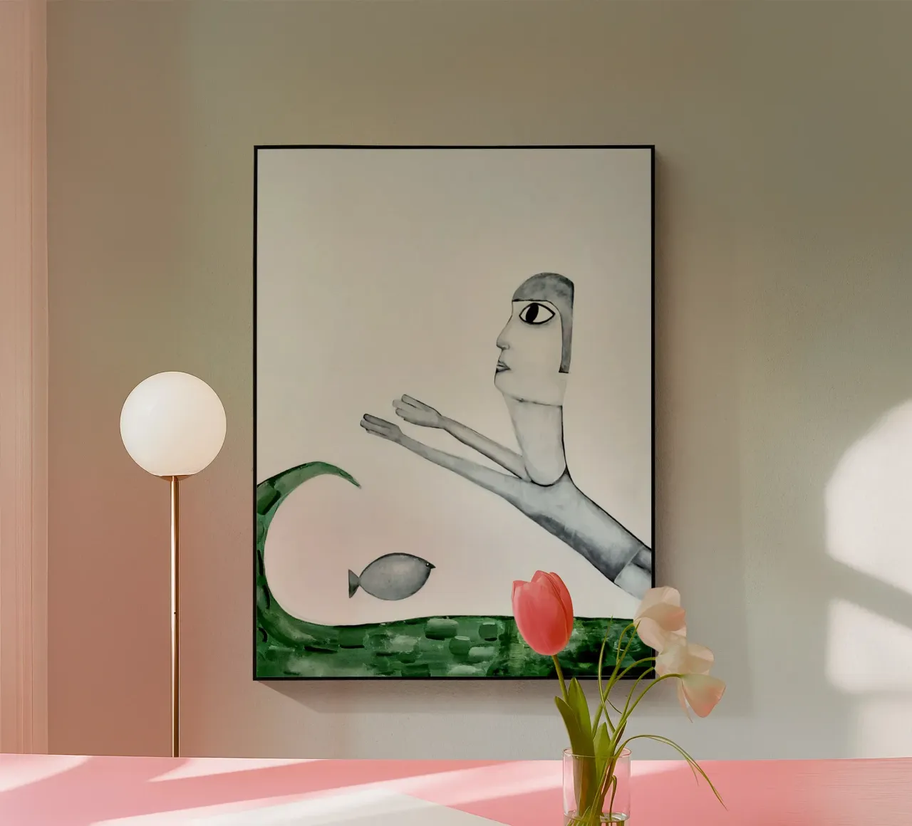 The Diver plexiglass da Leslie Greenrod