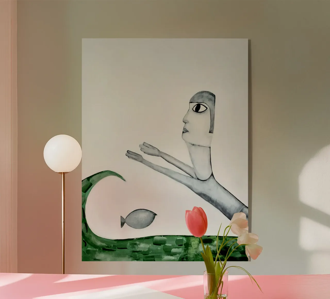 The Diver plexiglass da Leslie Greenrod