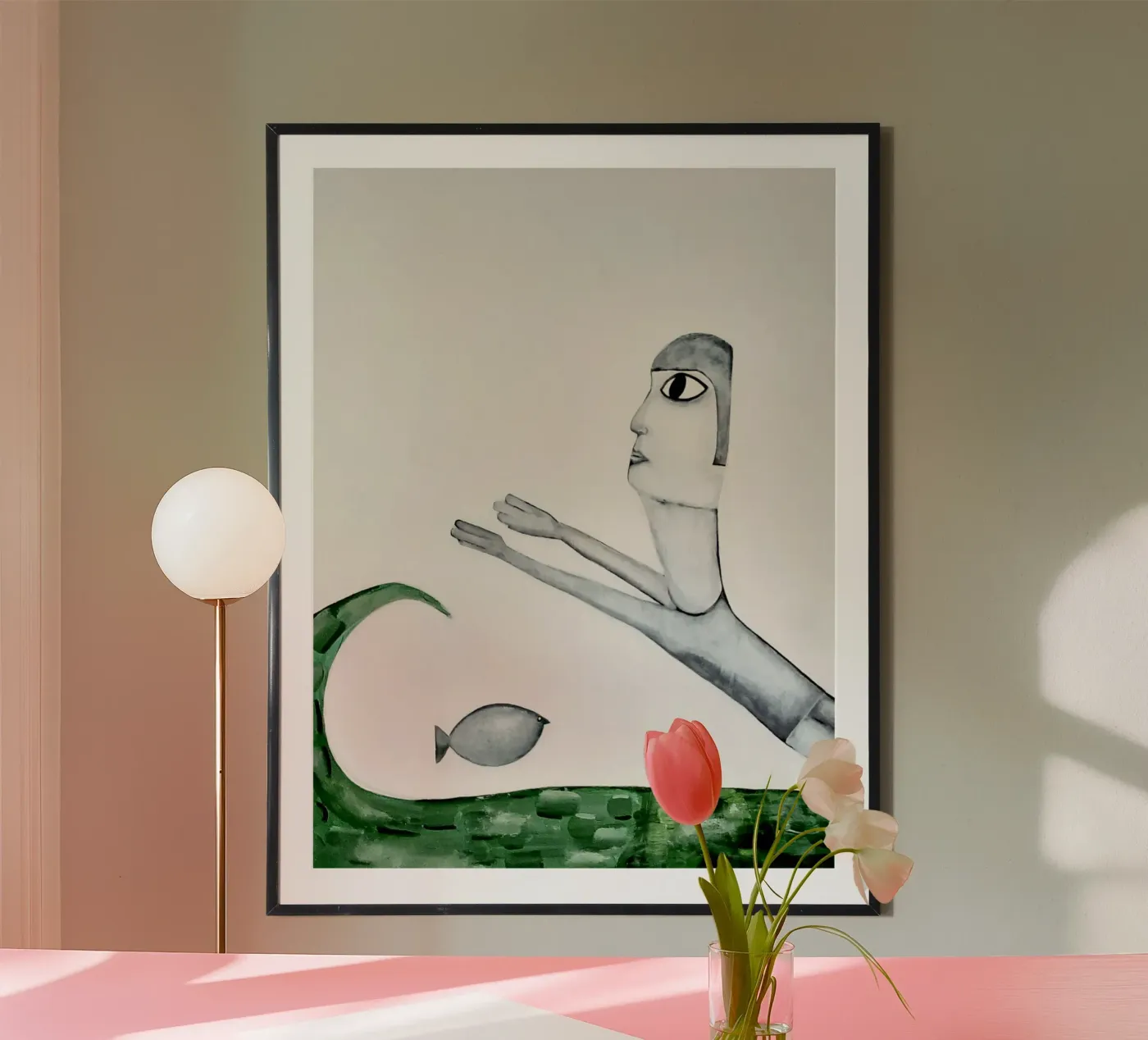 The Diver poster da Leslie Greenrod