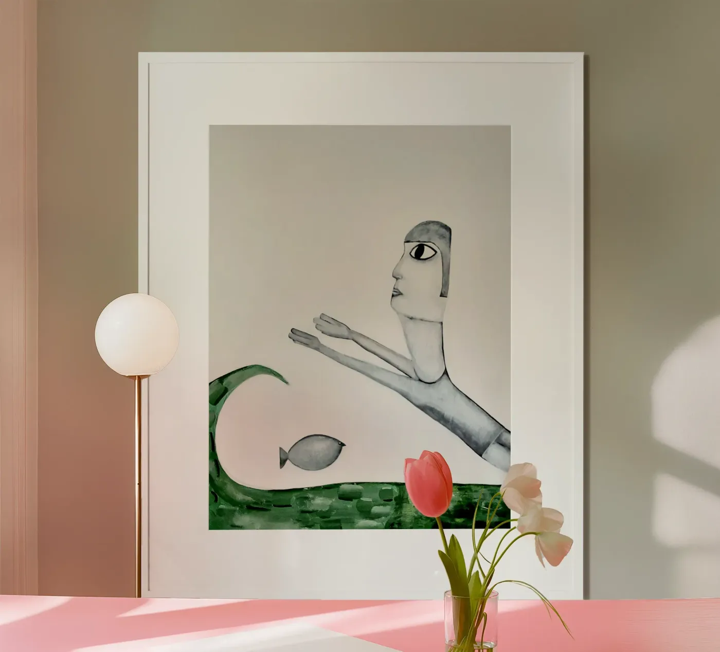 The Diver poster da Leslie Greenrod