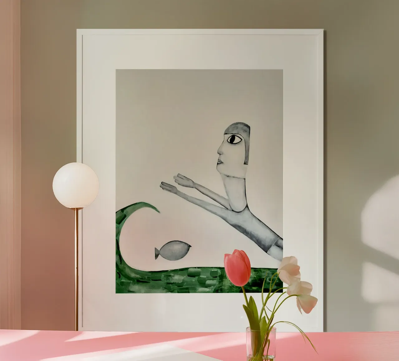 The Diver poster da Leslie Greenrod