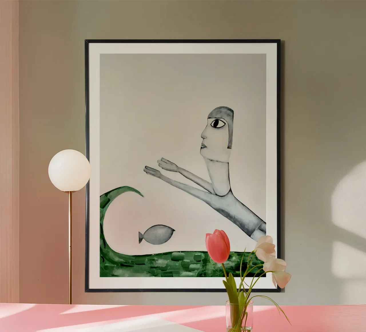 The Diver poster da Leslie Greenrod