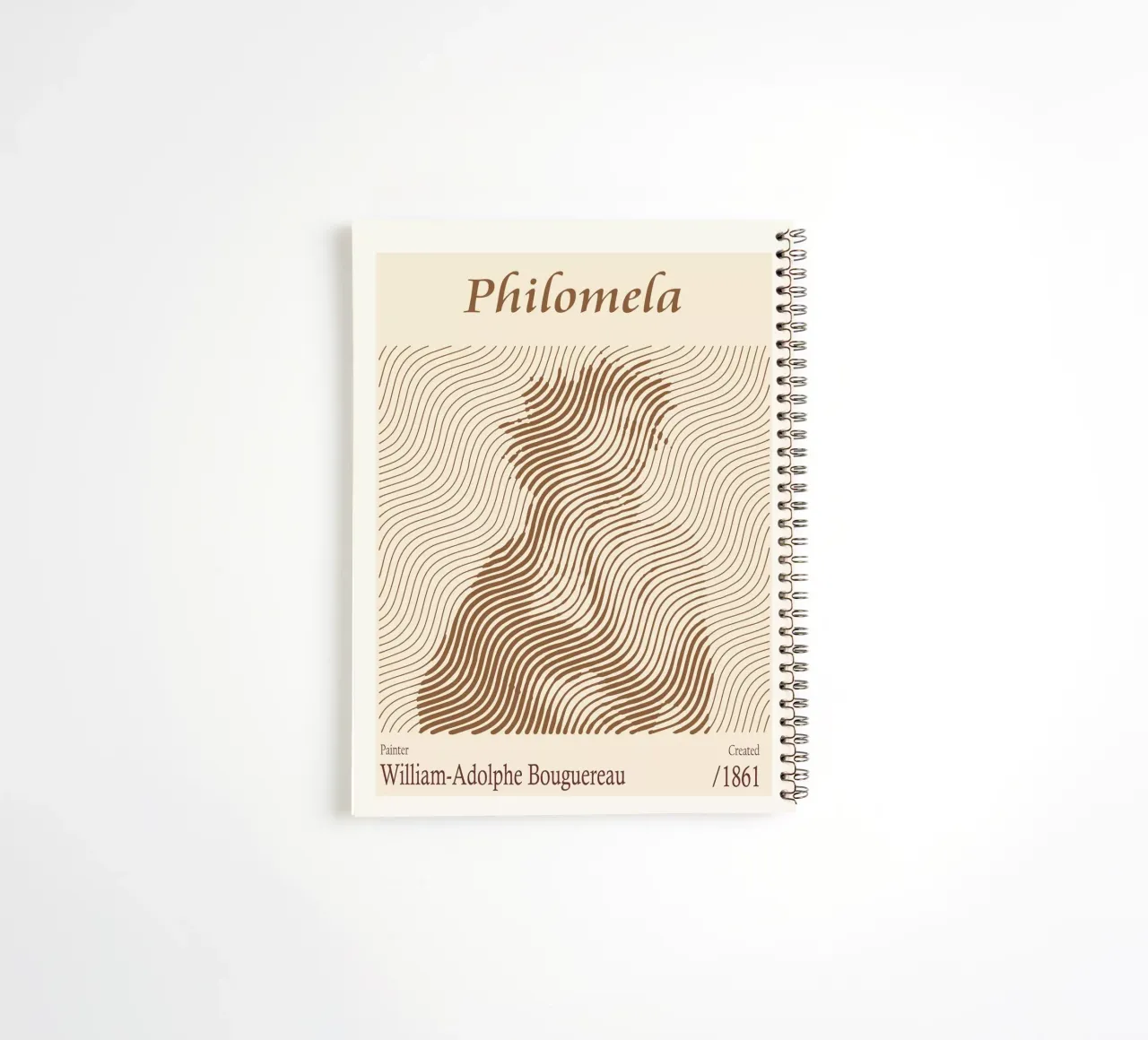 Philomela – William-Adolphe Bouguereau spiral notebook by Doa Project