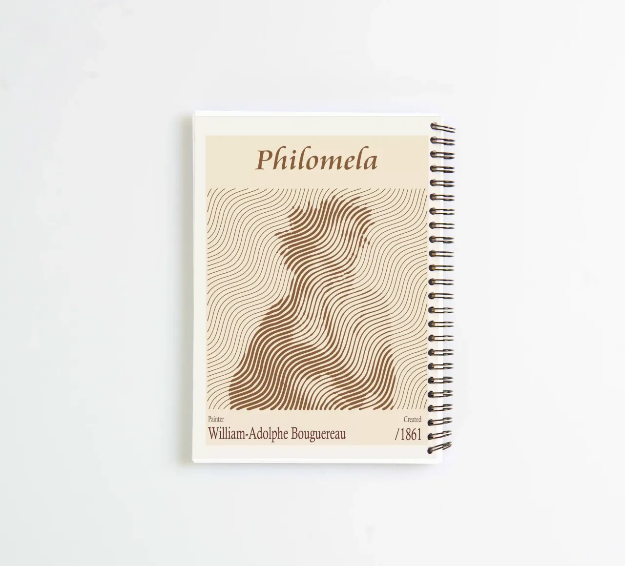 Philomela – William-Adolphe Bouguereau spiral notebook by Doa Project