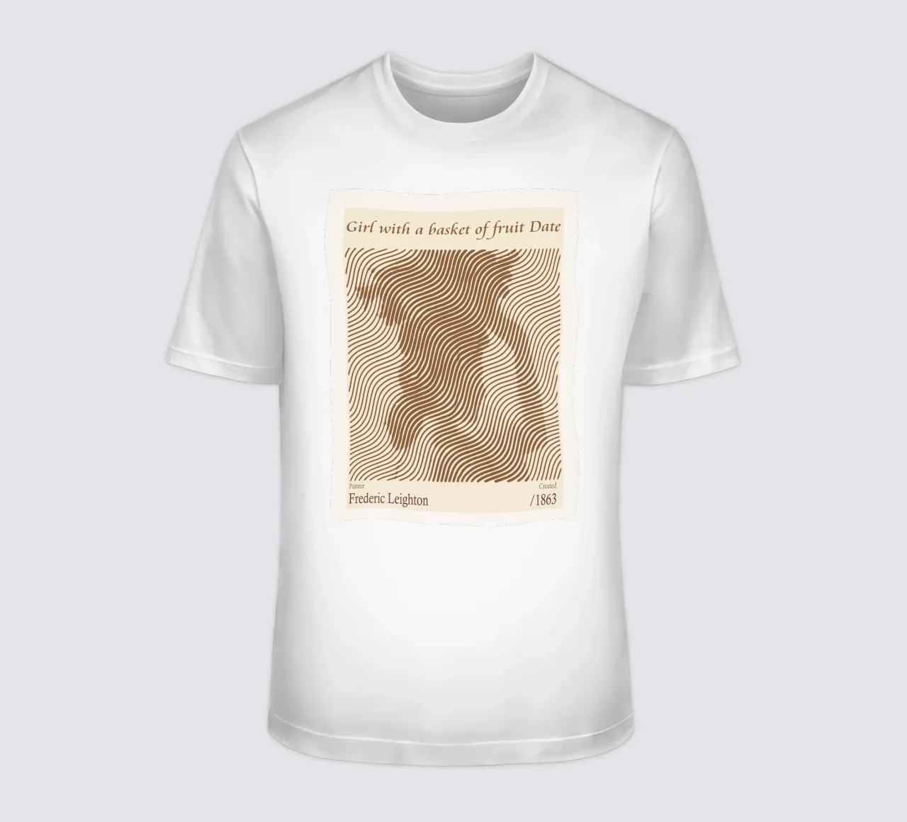 Ragazza con un cesto di frutta Data - Frederic Leighton t-shirt da Doa Project