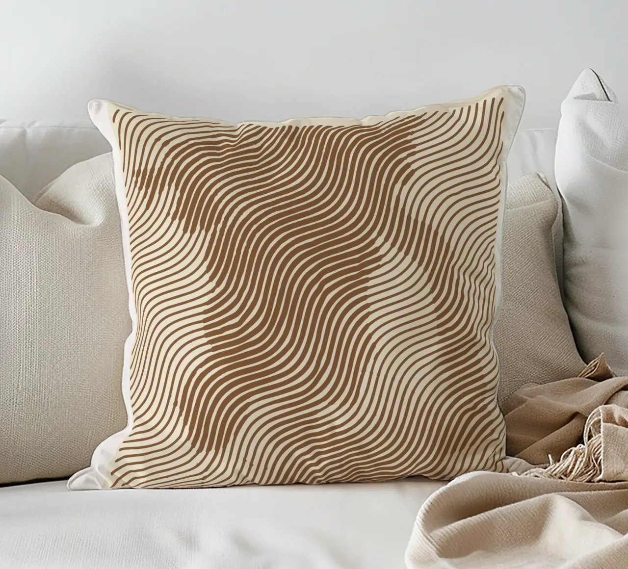 Mädchen mit einem Obstkorb Datum - Frederic Leighton Kissen von Doa Project