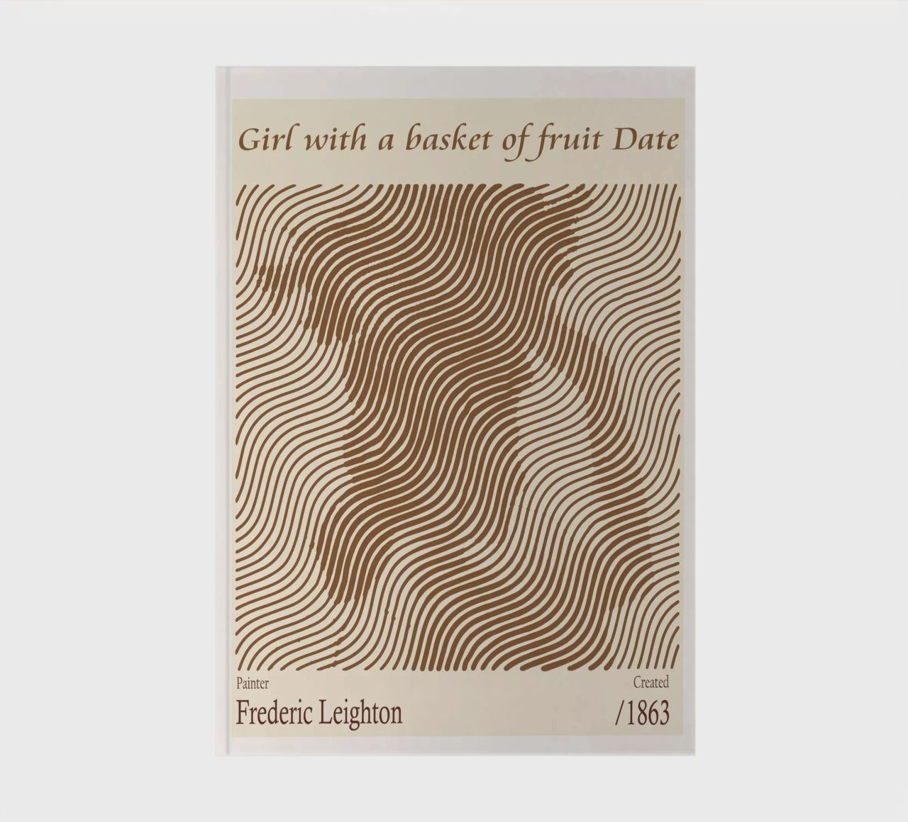 Ragazza con un cesto di frutta Data - Frederic Leighton diario da Doa Project