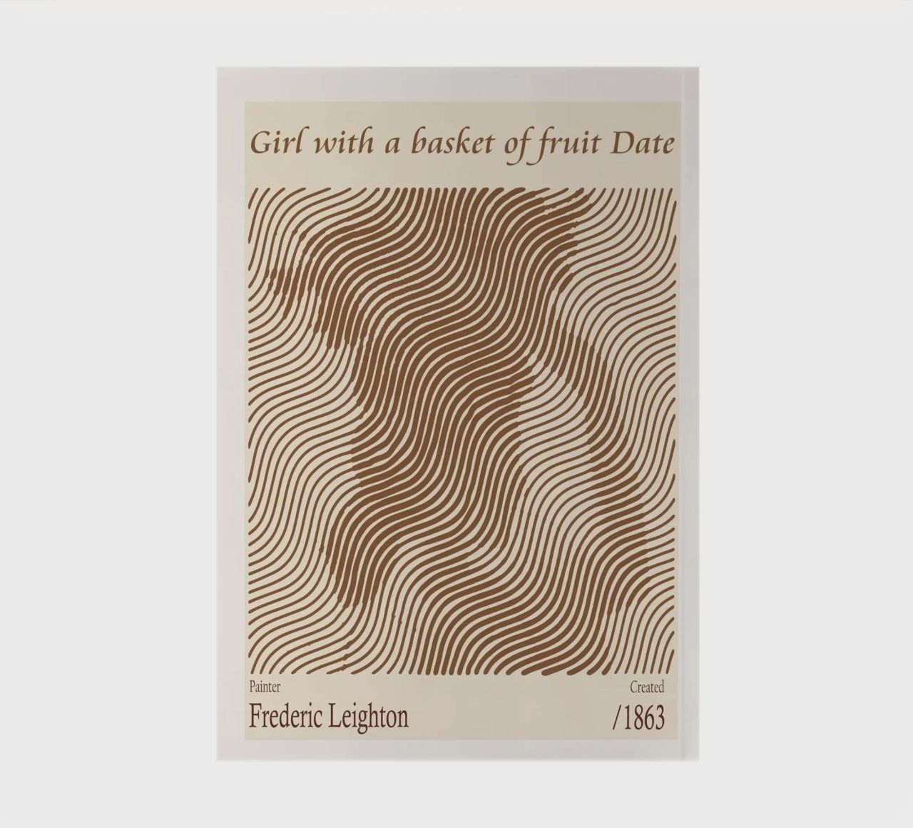 Ragazza con un cesto di frutta Data - Frederic Leighton diario da Doa Project