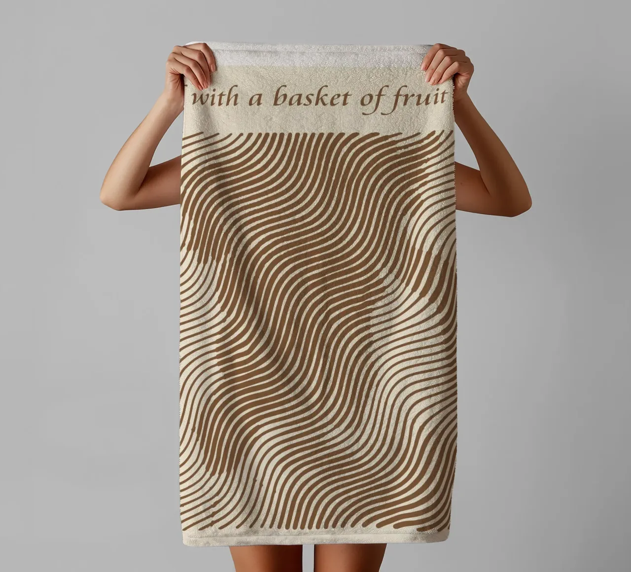 Ragazza con un cesto di frutta Data - Frederic Leighton asciugamano da bagno da Doa Project