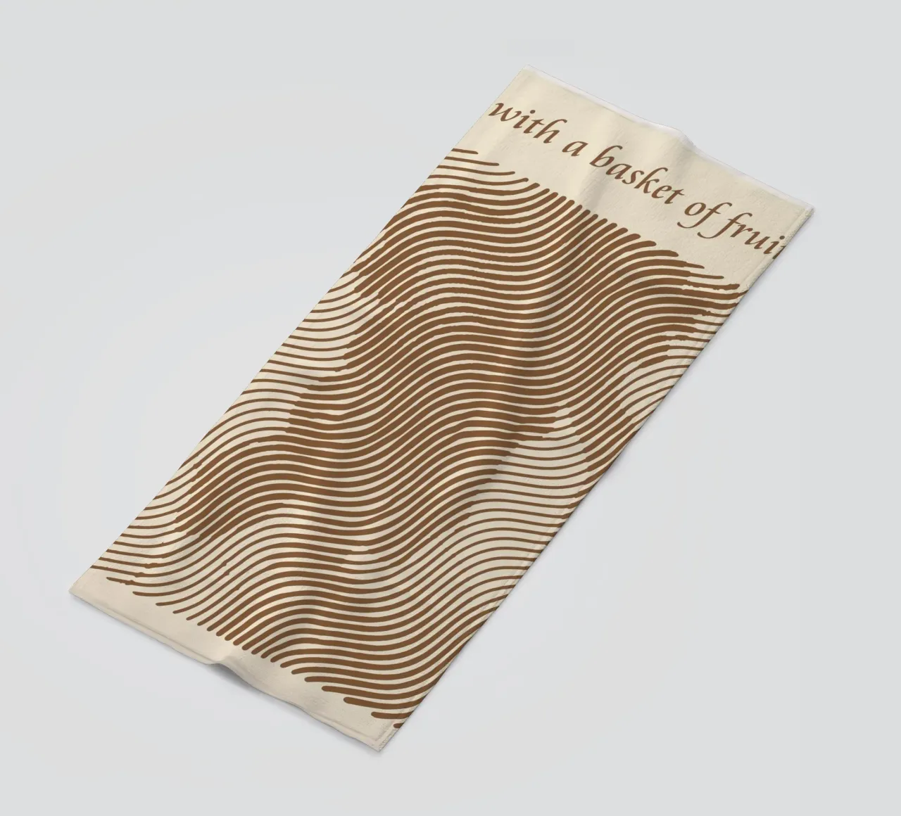 Ragazza con un cesto di frutta Data - Frederic Leighton telo mare da Doa Project