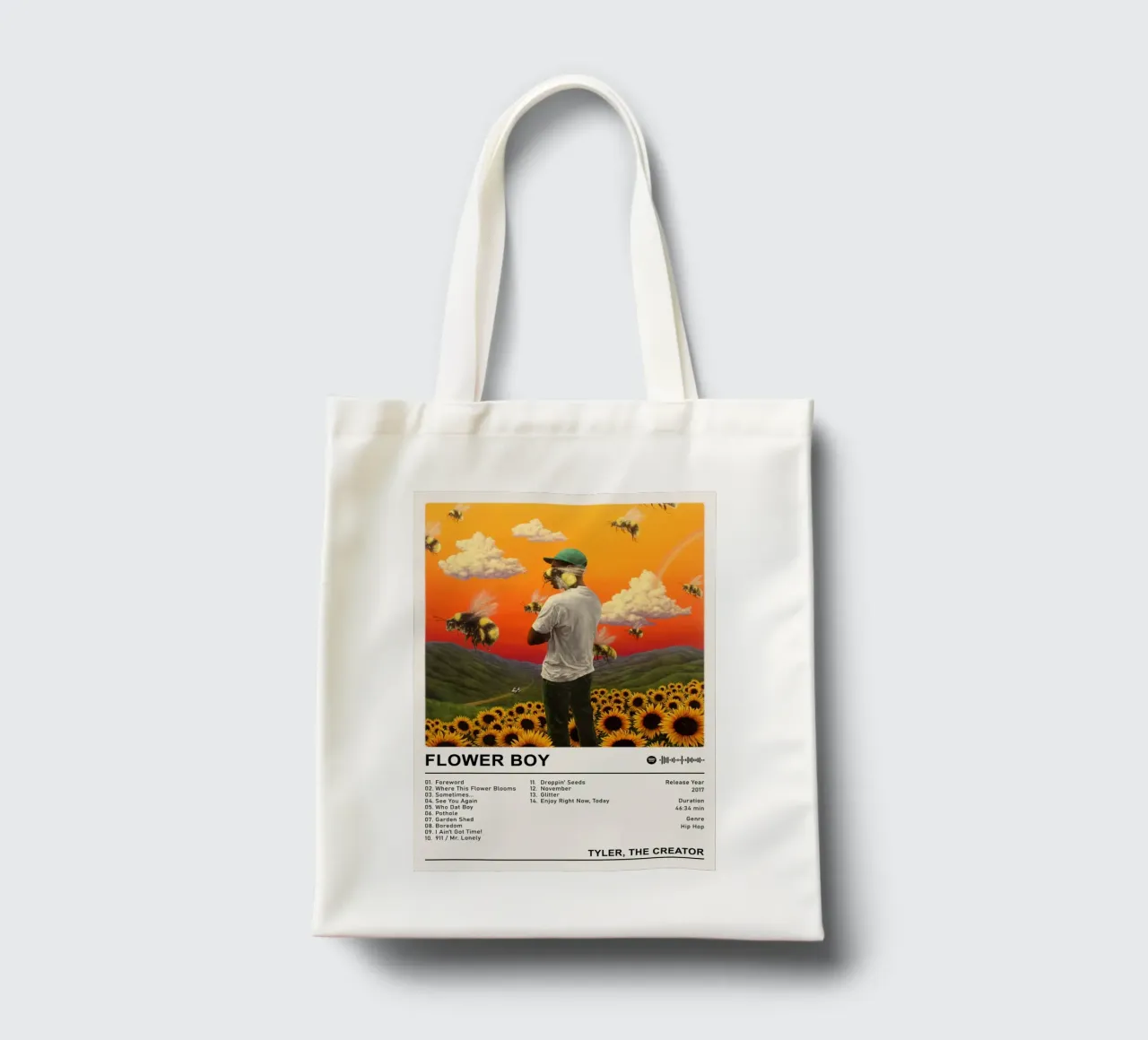 Ragazzo in fiore borsa in juta da Booth Jordan