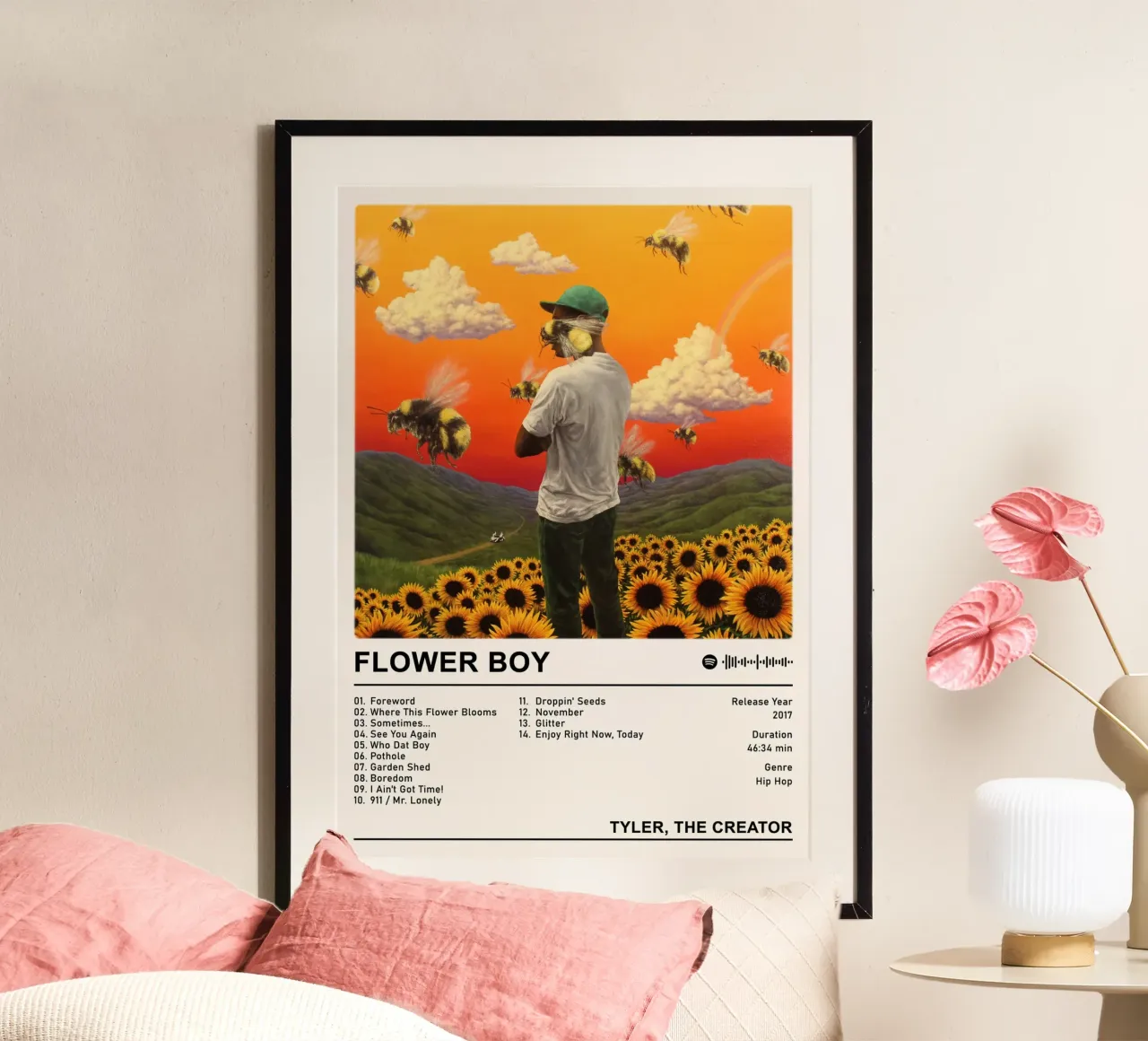 Ragazzo in fiore carta hahnemühle da Booth Jordan