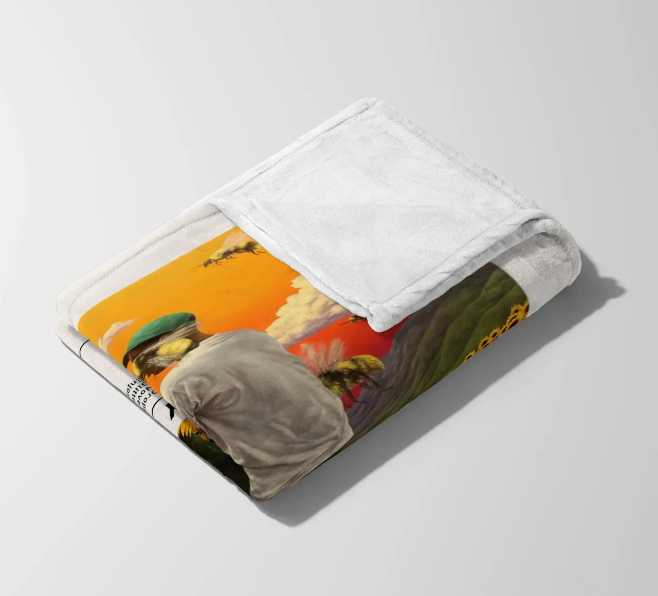 Ragazzo in fiore coperta in pile da Booth Jordan