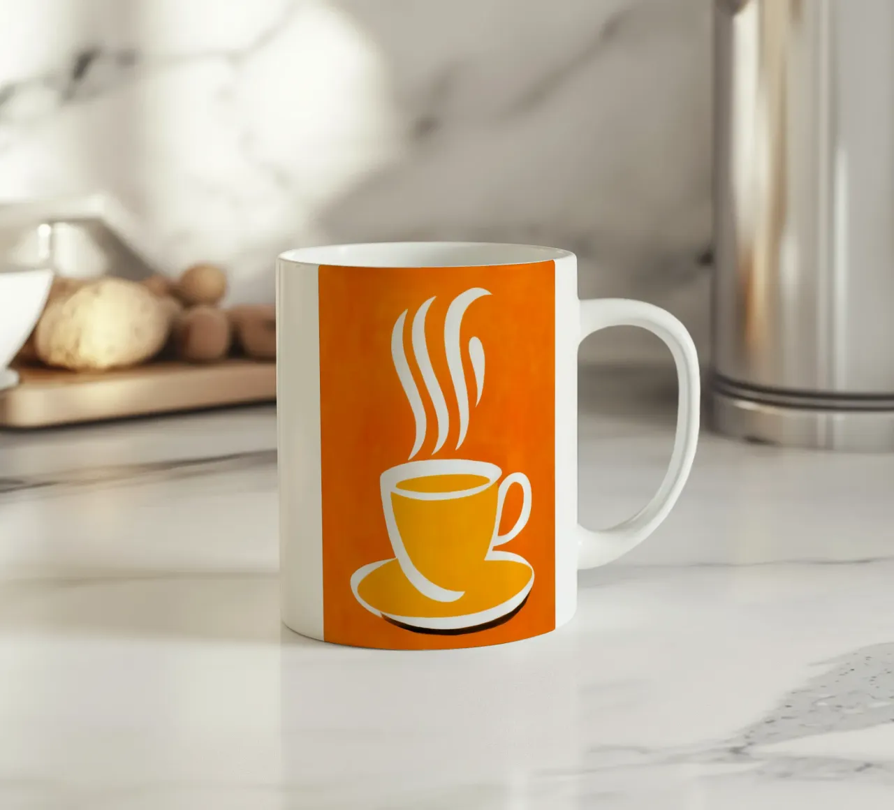 Pausa caffè soleggiata | Colori ottimistici tazza in ceramica da Autofocus