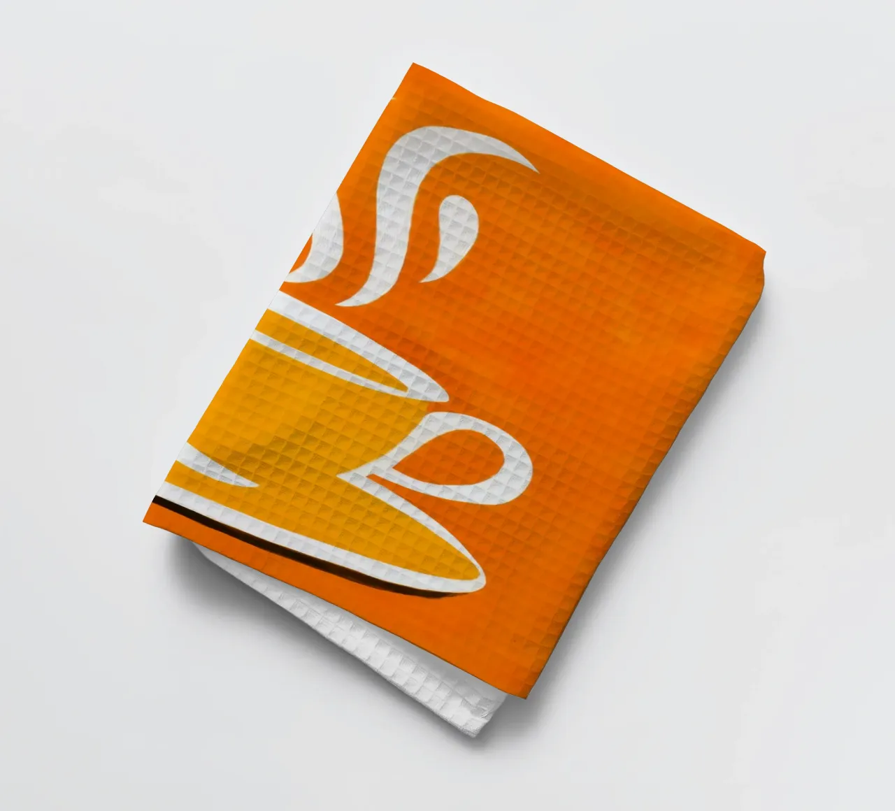 Pause café ensoleillée | Couleurs optimistes torchon de Autofocus