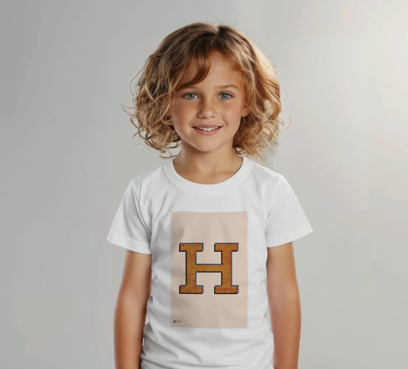 H t-shirt bambini da Andreas Jarner