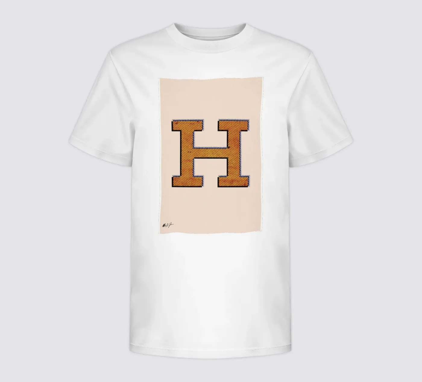 H t-shirt bambini da Andreas Jarner