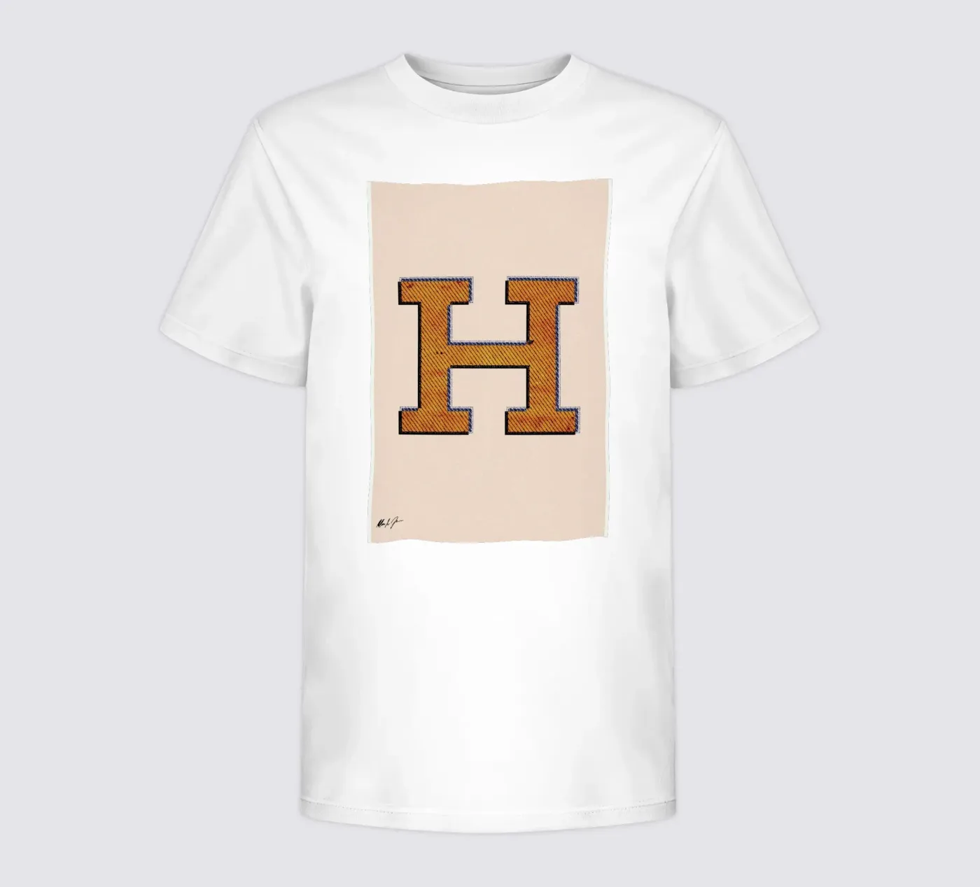 H t-shirt bambini da Andreas Jarner