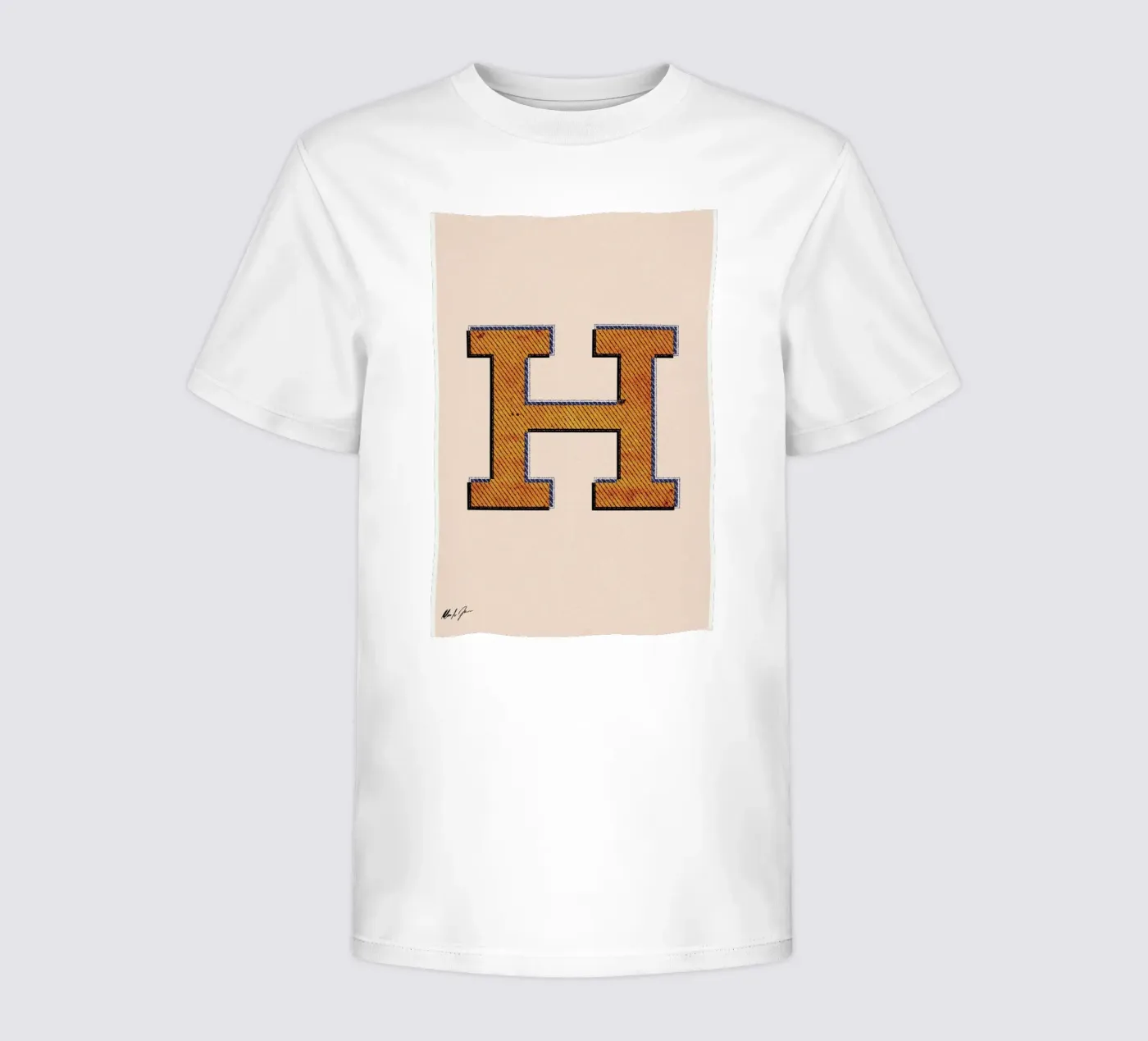 H t-shirt bambini da Andreas Jarner