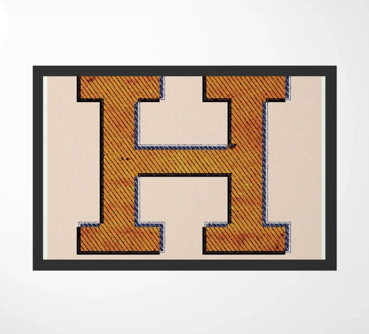 H doormat by Andreas Jarner