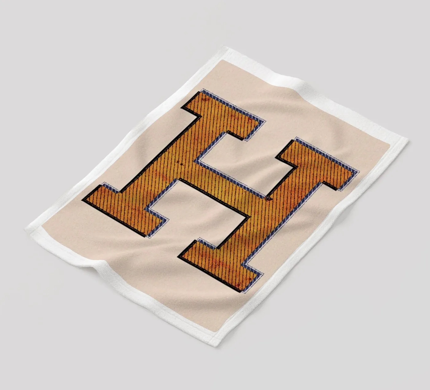 H fleecedeken van Andreas Jarner