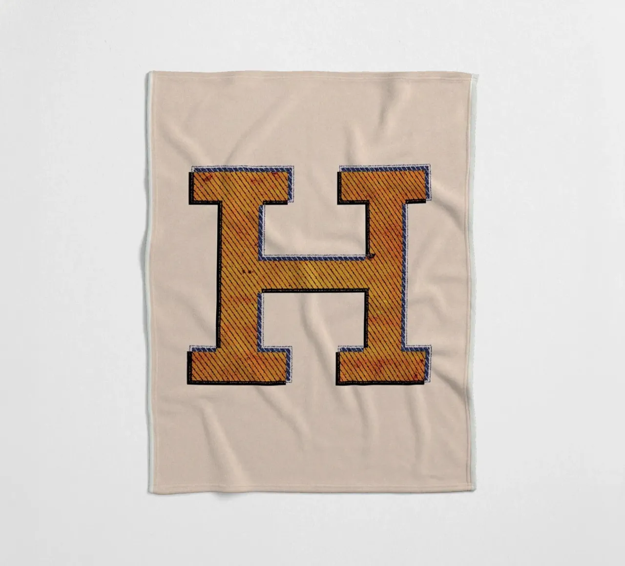 H fleecedeken van Andreas Jarner